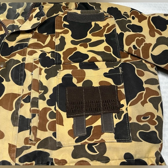 Vintage 10X USA Gore-Tex Men's L Camo Hunting Jacket Removable Lining Hood WARM! - Picture 8 of 12